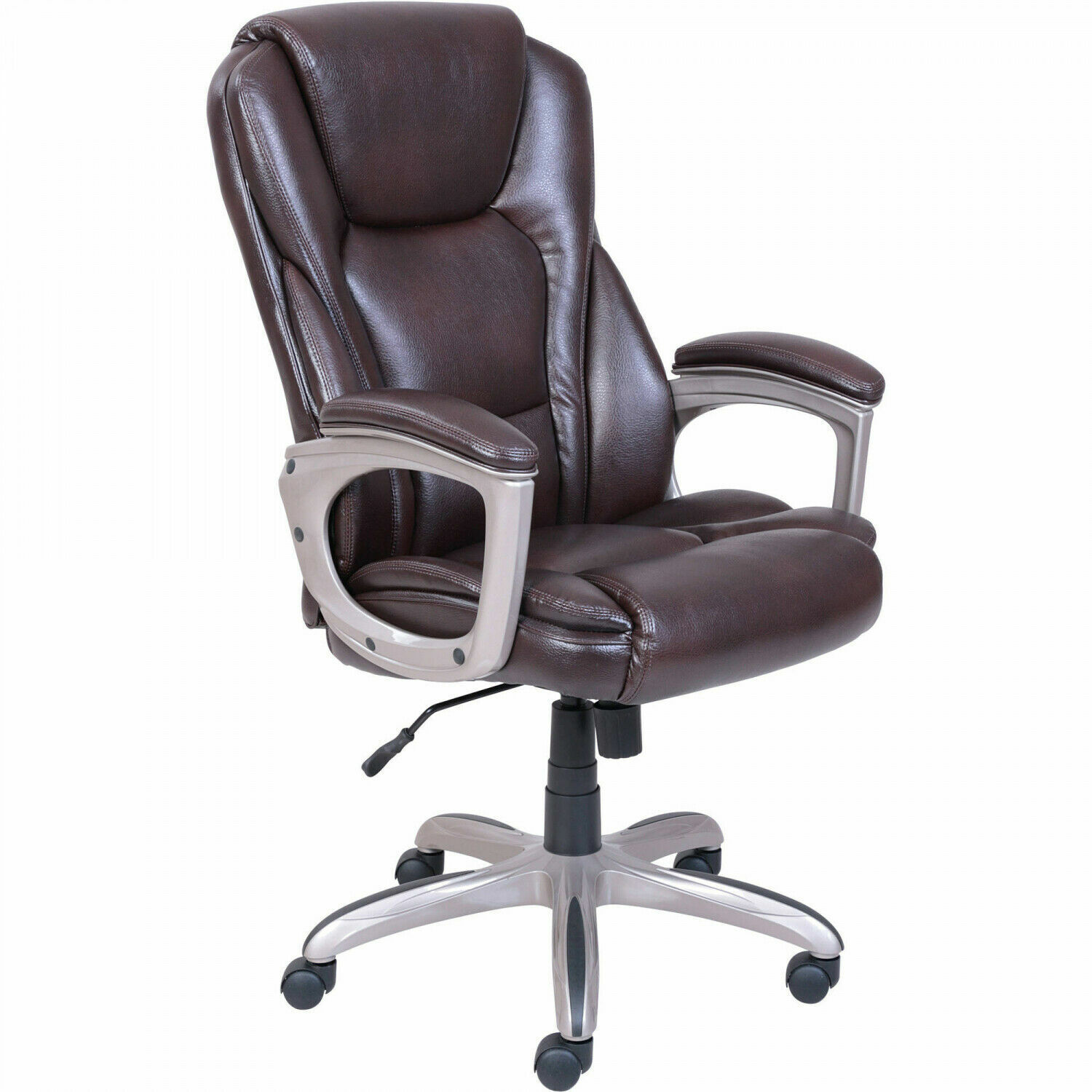 Serta Big and Tall Commercial Office Chair With Memory Foam BROWN UP TO 350LBS