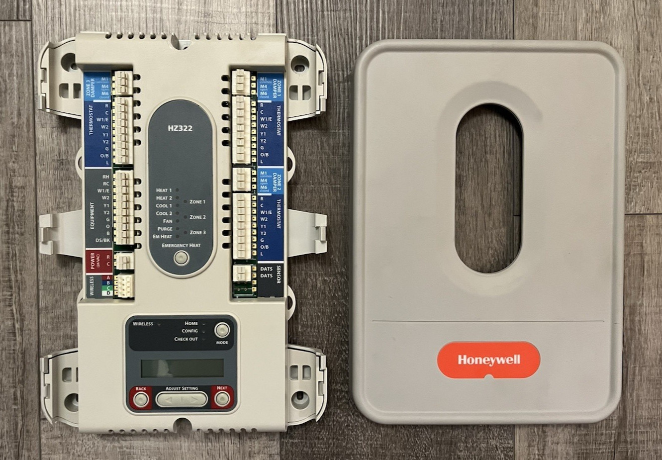 Honeywell TrueZONE System HZ322 3 Zone Control Panel up to 2H & 2C HVAC Control Honeywell TrueZONE System HZ322 3 Zone Control Panel up to 2H & 2C HVAC Control