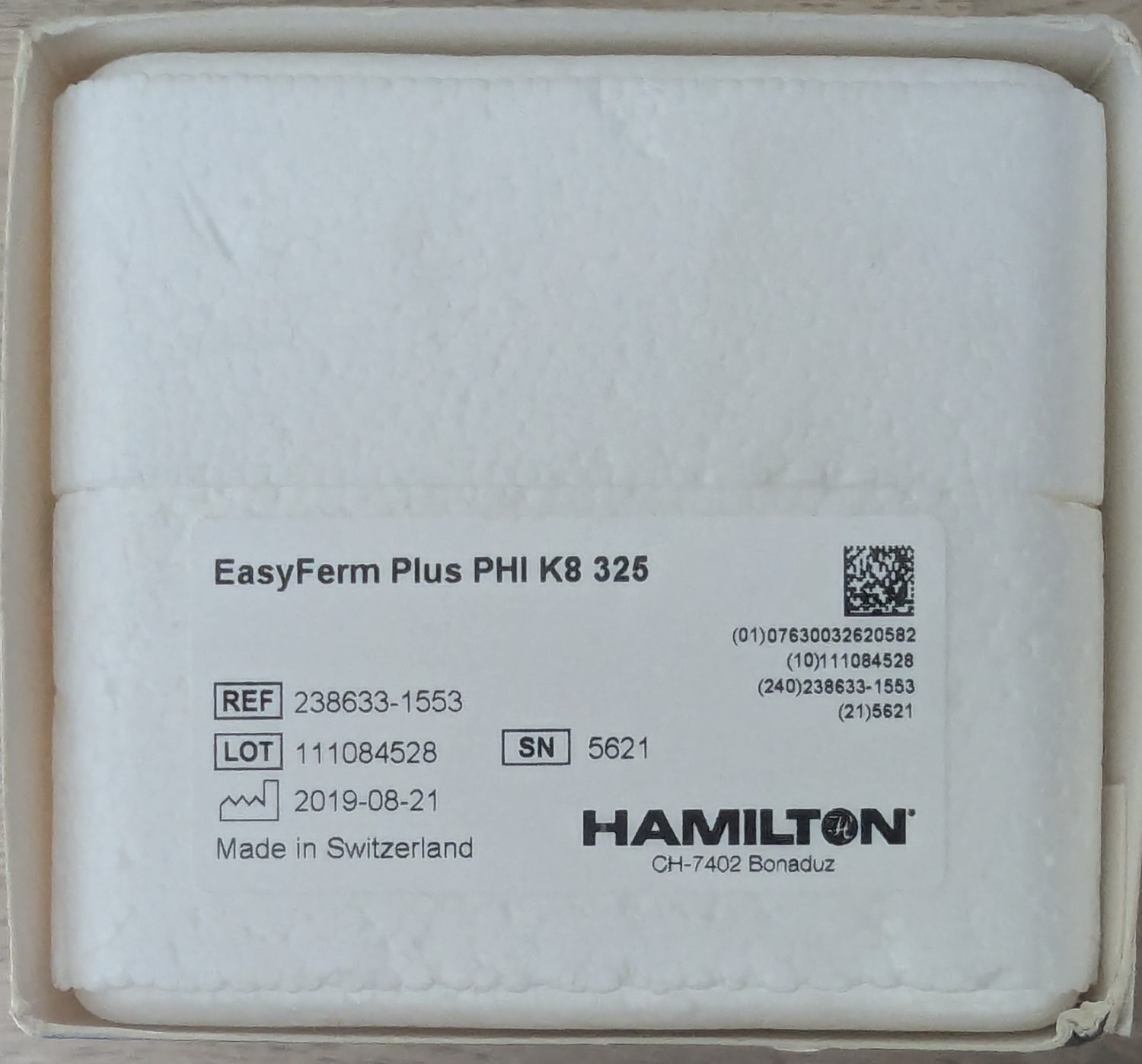 New Hamilton  pH Electrode EasyFerm Plus PHI K8 325 mm
