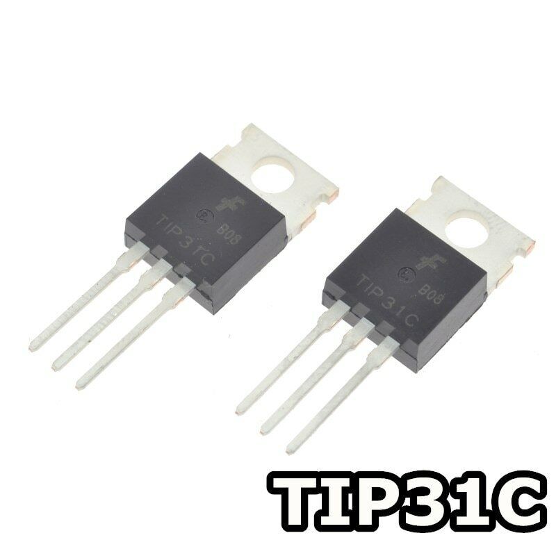 10 pcs TIP31C NPN 3A 100V Power Transistor TO-220 Bipolar 40W