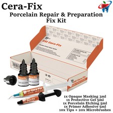 Cera-Fix Ceramic Surface Treatment Kit Gel Set Primer Opaque 1 Kit picture