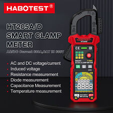 HABOTEST HT205 Digital Multimeter Clamp Meter 6000 Counts AC/DC Volt Tester Tool picture