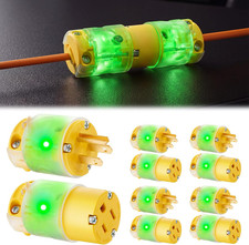 8 Pcs Lighted Plug and Connector Set, Yellow picture