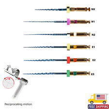 6pc Dental NiTi Super Rotary Files Heat Activated for Endodontic Endo Motor 25mm picture