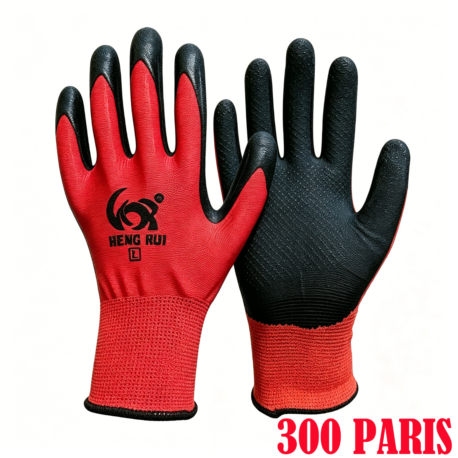 WHOLESALE 300 Pairs PREMIUM LIME Latex Rubber Palm Coat Work Safety Gloves S M L