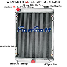 #6679831 3-Row Aluminum Excavator Radiator for Bobcat 430 430D 435 435G 435D US picture