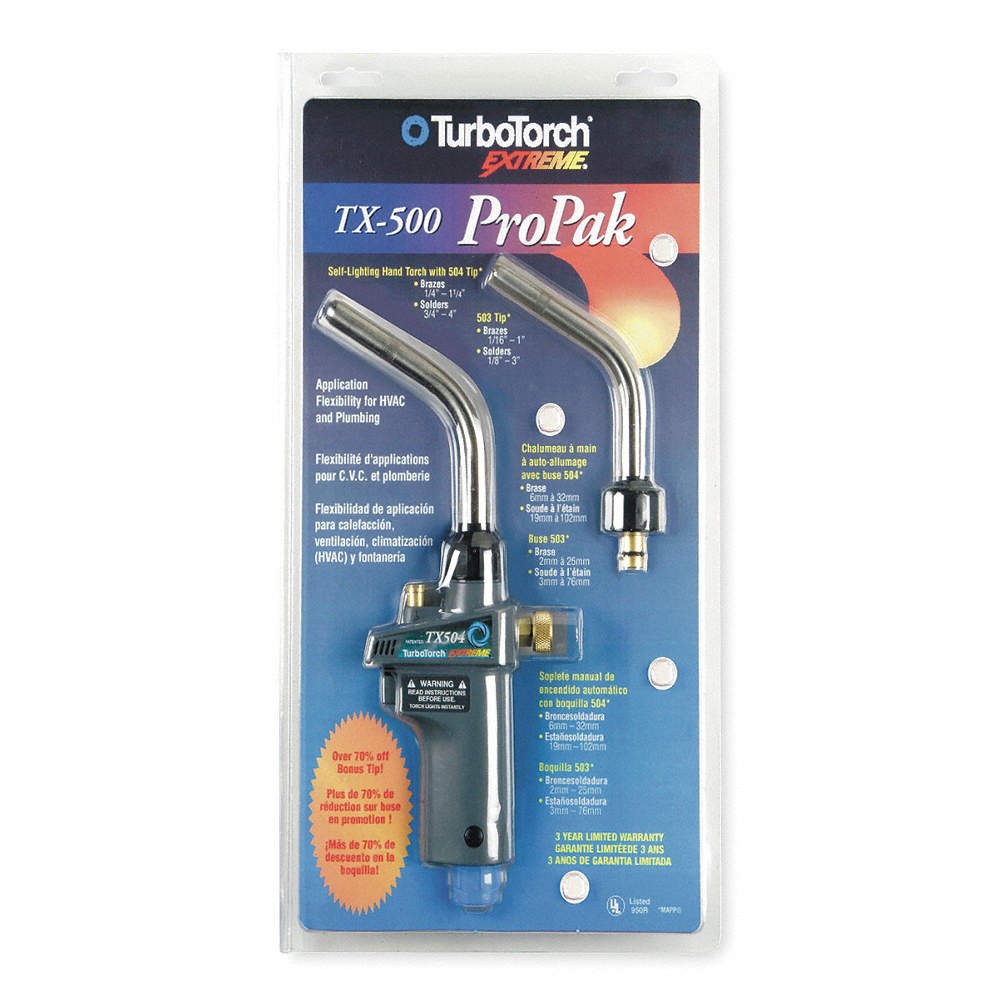 TURBOTORCH 0386-1299 TURBOTORCH TX SERIES Hand Torch 4PU15