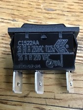 Arcolectric C1522BA ,C1522AAbb, Momentary (ON)OFF(ON) Rocker Switch MOM picture