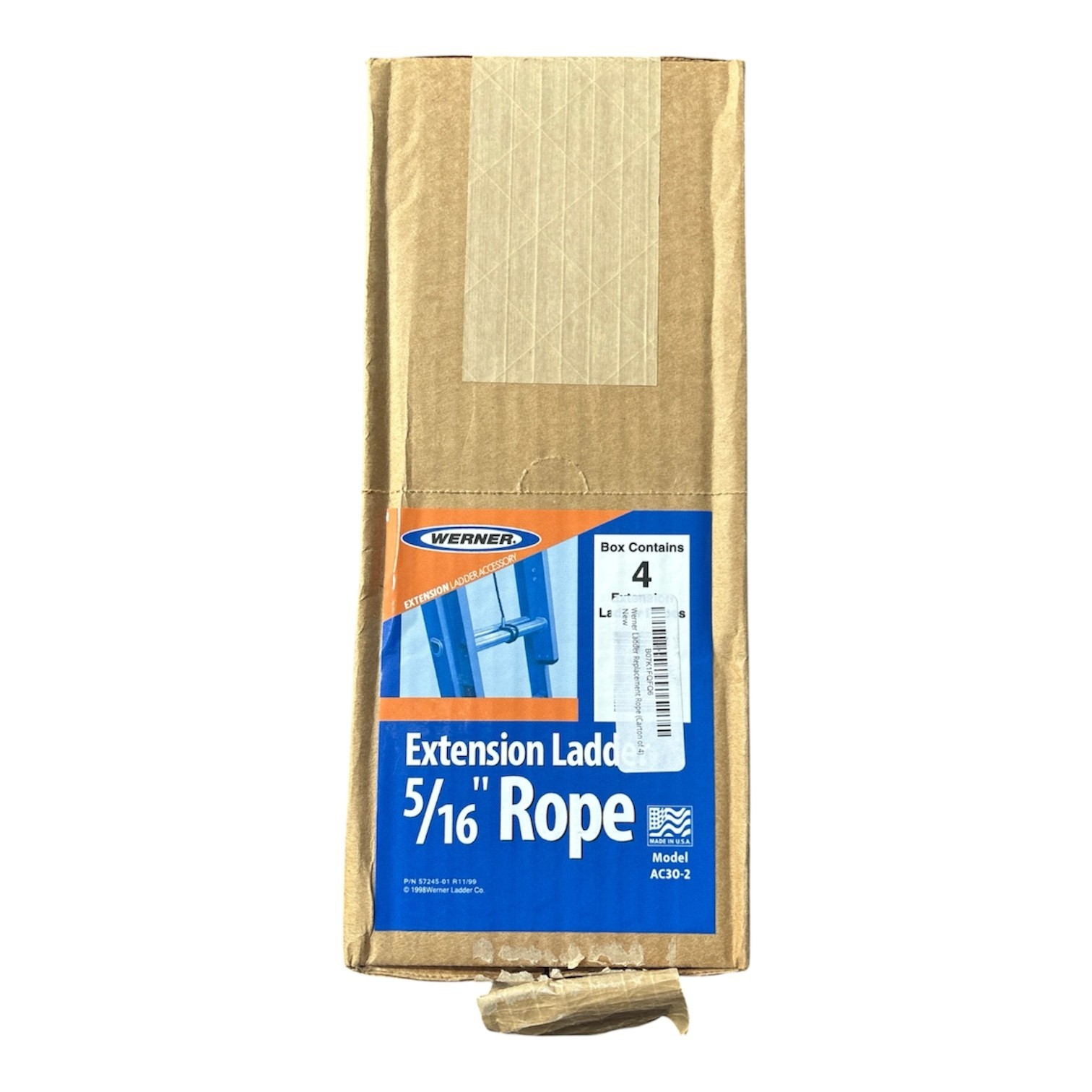 Werner Extension Ladder Rope Kit - 4 Extension Ladder Ropes AC30-2 Werner Extension Ladder Rope Kit - 4 Extension Ladder Ropes AC30-2