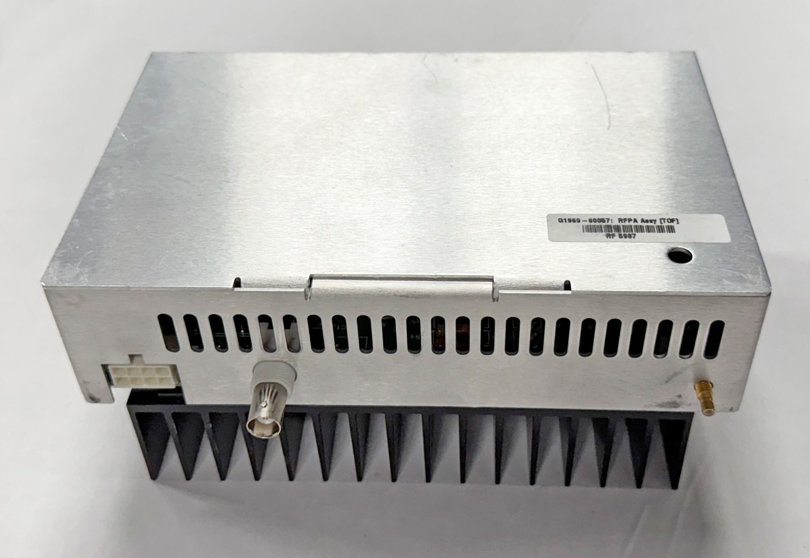 Agilent 6210 Mass Spectrometer G1969-60057 RFPA TOF RF Power amplifier Assembly Agilent 6210 Mass Spectrometer G1969-60057 RFPA TOF RF Power amplifier Assembly