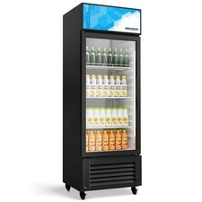 10 Cu.Ft. Commercial One Glass Door Display Upright Beverage Refrigerator Cooler picture