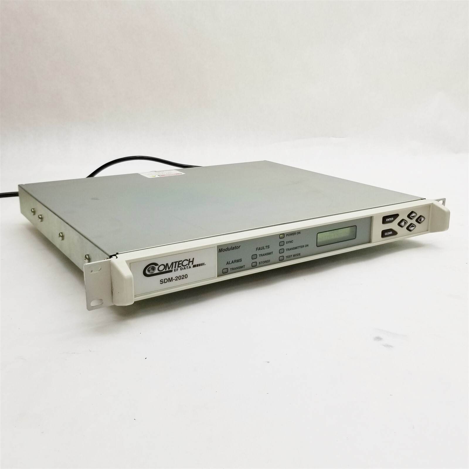ComTech EF Data SDM-2020 Variable Rate Programmable Video Satellite Demodulator ComTech EF Data SDM-2020 Variable Rate Programmable Video Satellite Demodulator