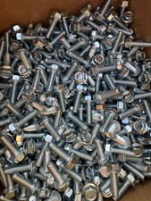 5/16 by 1 Flanged Surated Bolts Grade 8 Galvanized Zinc Qty 1,000 picture