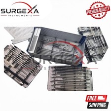Tibia & Femur nail instrument set & 50 nails & 100screw & Aluminim box-189 Pc-SS picture
