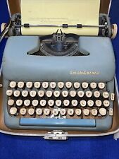 Vintage Smith Corona Typewriter Works, Y & U Key Get Stuck Needs New Ink Ribbon picture
