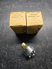 Lot 2 Hubbell Twist Turn Locking Plug NEMA L2-20P 20A 250V Rare Vintage 3221  picture