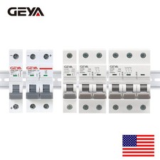 GEYA AC/DC MCB Mini Circuit Breaker 1/2/3P Type C 6 10 16 25 32 40 63 80 100 125 picture