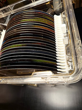 Vintage 300mm 12 Inch Patterned Silicon Wafer Full Case Lot of 25 Integrated Cir picture