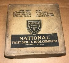 NOS Vtg 1940s National Twist Drill Plain Milling Cutter 3X2X1 1/4 A29 EDP 52029 picture
