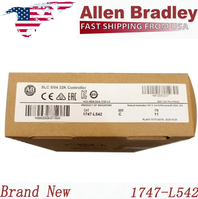 AB 1747-L542 SER C SLC 500 5/04 CPU PROCESSOR UNIT AB 1747L542 