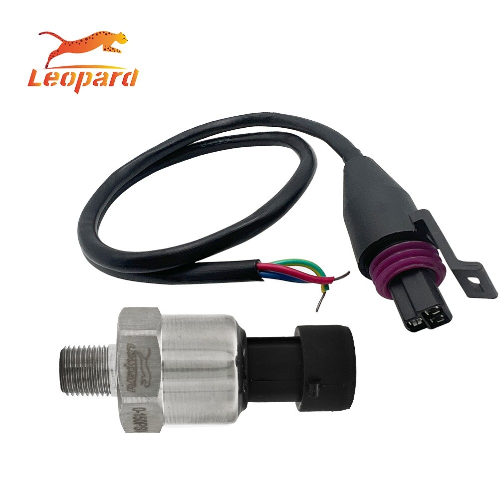 UNIVERSAL 5V PRESSURE TRANSDUCER SENDER 150 PSI OIL FUEL AIR WATER W/ CONNECTOR UNIVERSAL 5V PRESSURE TRANSDUCER SENDER 150 PSI OIL FUEL AIR WATER W/ CONNECTOR