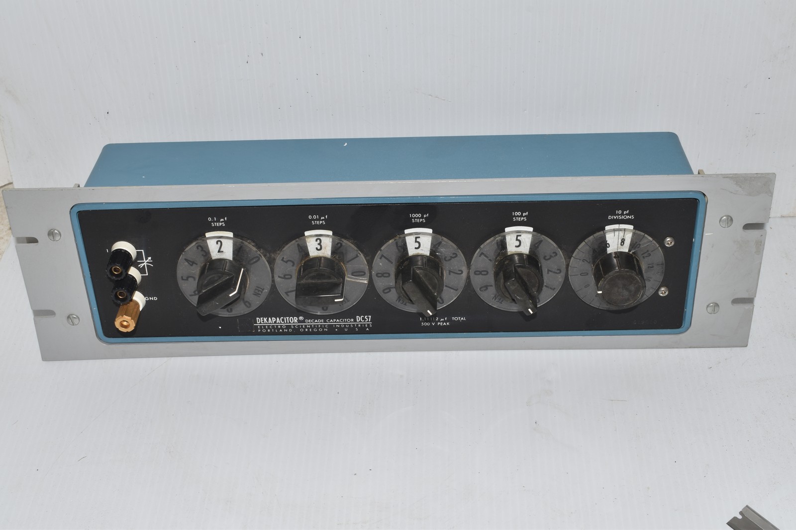 Electro Scientific Inustries Dekapacitor Decade Capacitor DC57 (RVB29) Electro Scientific Inustries Dekapacitor Decade Capacitor DC57 (RVB29)