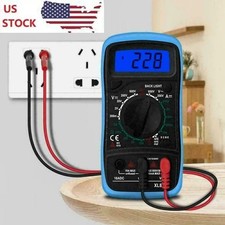 Digital Multimeter AC DC Voltmeter Ammeter Ohmmeter Volt Tester Meter XL830L USA picture