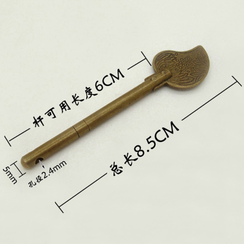 2Pcs Household Chinese Leaf Style Cabinet Key Latch Locking Pin Bronze Tone 2Pcs Household Chinese Leaf Style Cabinet Key Latch Locking Pin Bronze Tone