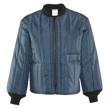 Refrigiwear 0925Rnavsml Unisex Insulated Jacket, Polyester, Zipper, Navy, S picture