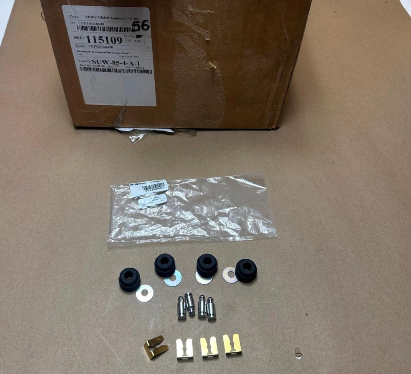 Secop Nidec Compressor Vibration Dampener Feet Foot Kit Secop Nidec Compressor Vibration Dampener Feet Foot Kit