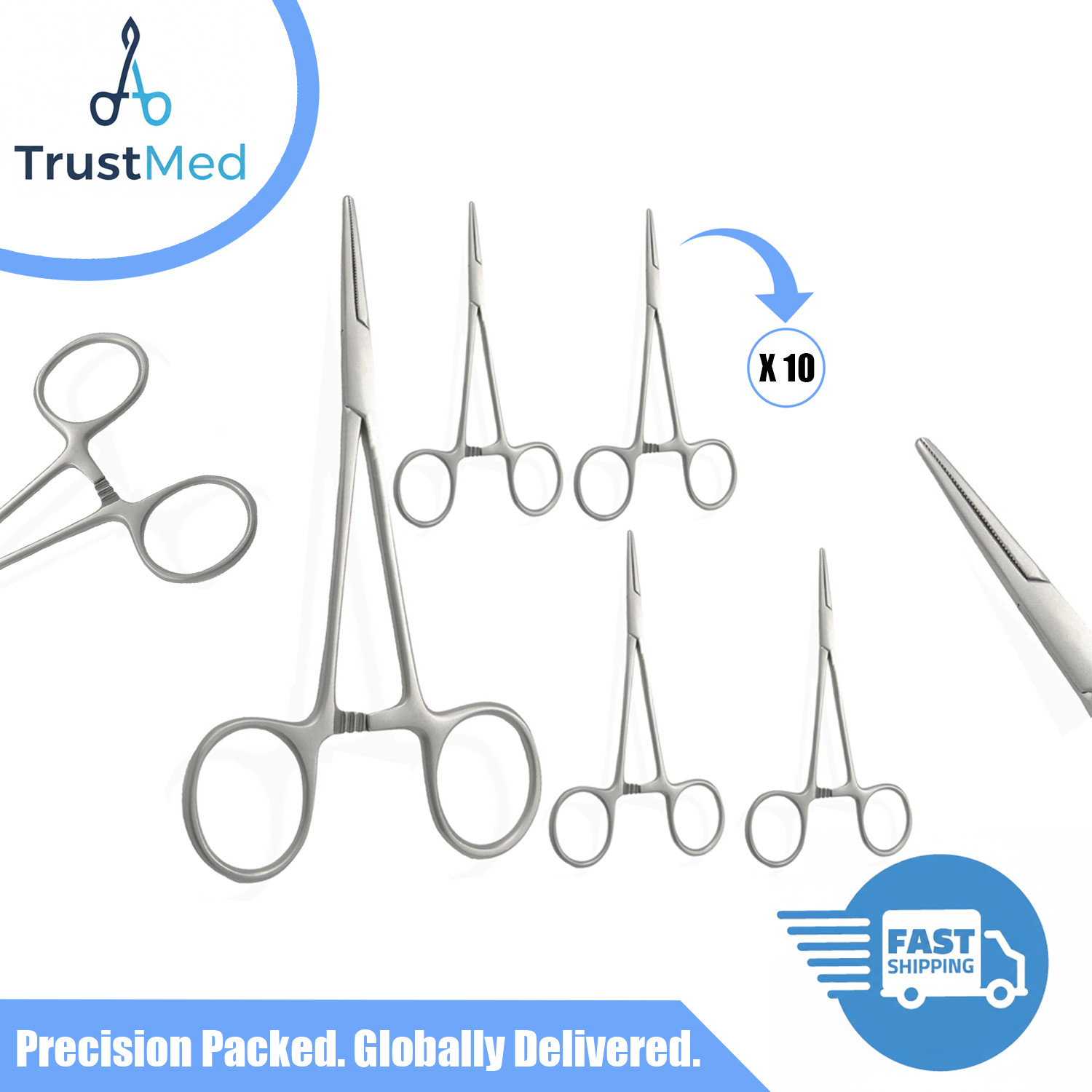 10 Pcs Straight Mosquito Hemostat 5 10 Pcs Straight Mosquito Hemostat 5