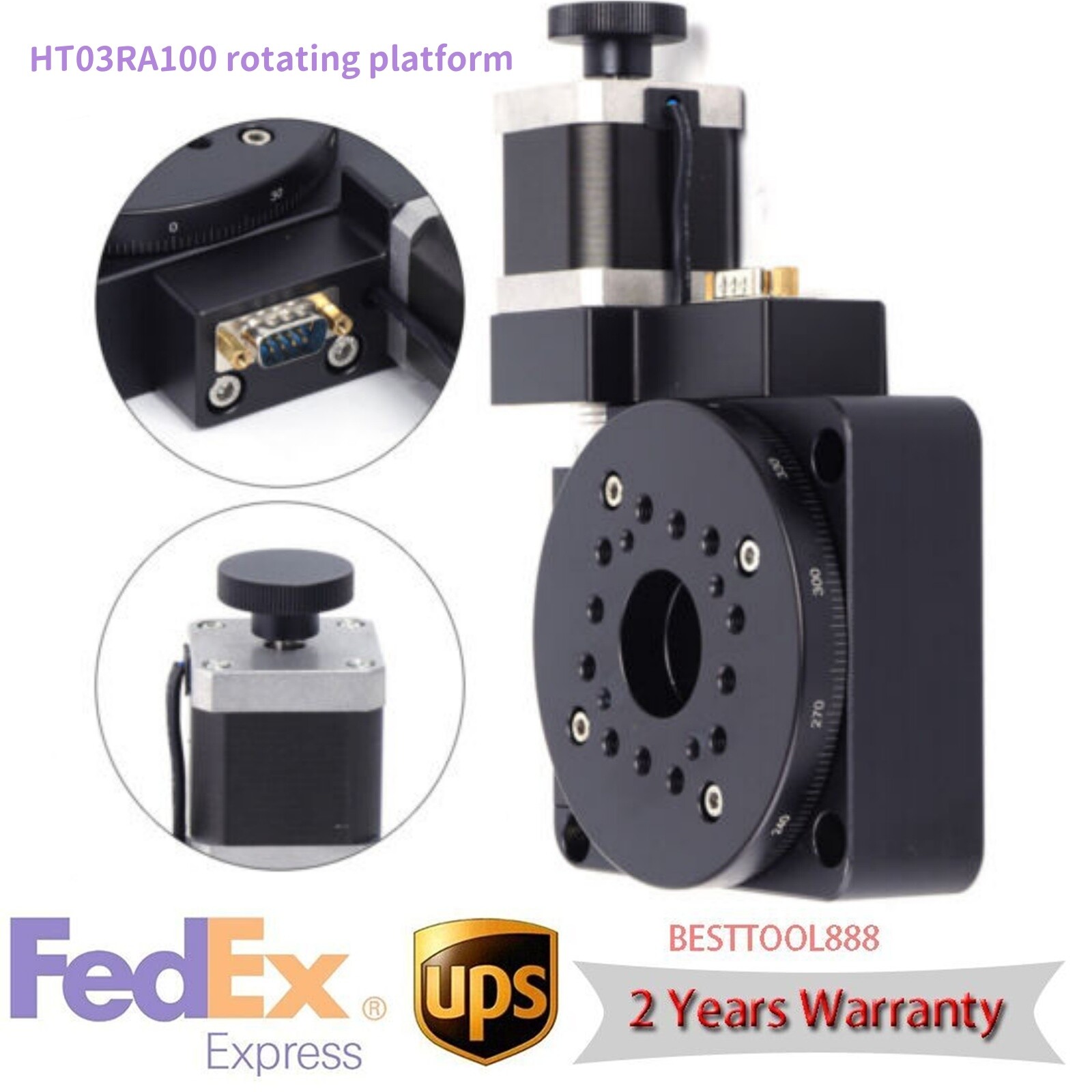 360° Motorized Rotary Stage Electric Rotating Plat Fitm Optical Motorized Stage 360° Motorized Rotary Stage Electric Rotating Plat Fitm Optical Motorized Stage