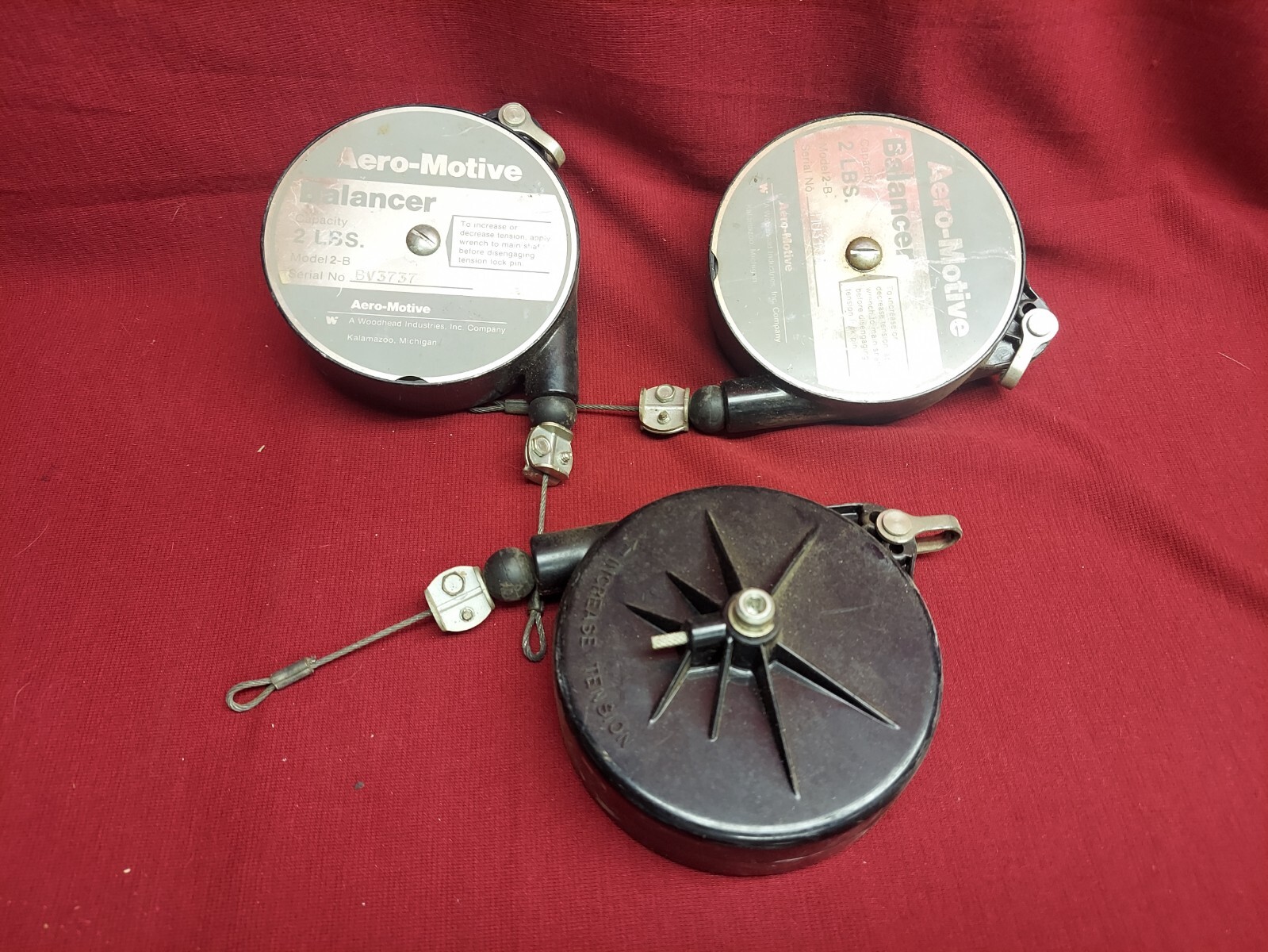 AERO MOTIVE TOOL BALANCER 2 POUND LBS CAPACITY MODEL 2B ERGONOMICS NO FATIGUE
