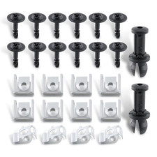 26 Pcs Engine under Cover Splash Guard Clips Screw Set Fit for Audi A5 Q5 A4 200 picture