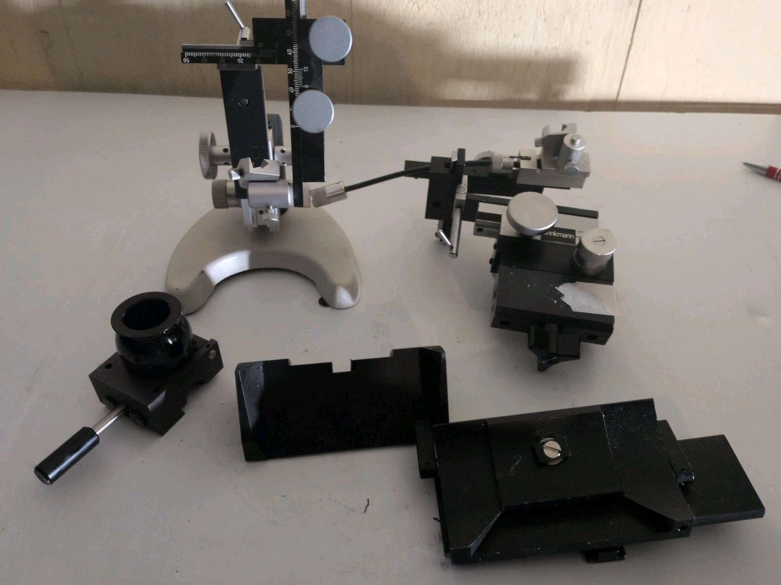 Micromanipulator, Brinkmann vintage 3 axis Micromanipulator, Brinkmann vintage 3 axis