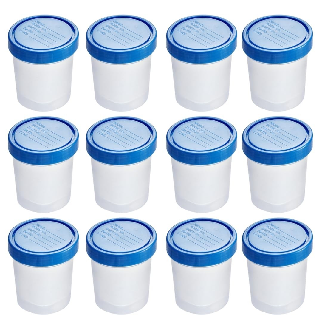 LabXcel 120mL Specimen Containers Polypropylene Screw Cap Sample Collection Jars