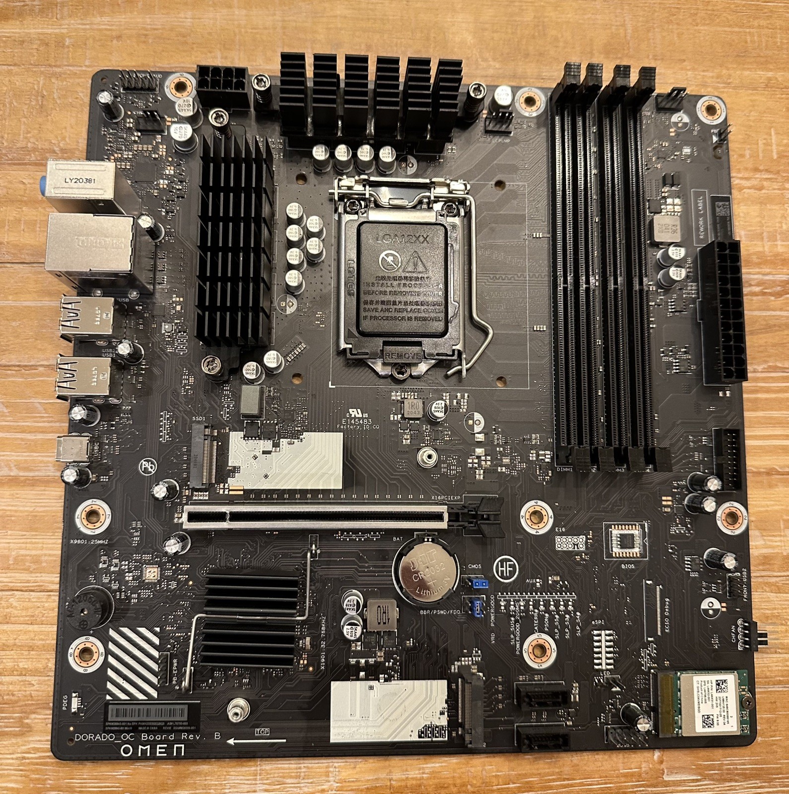 *FOR PARTS* L96320-001 L76700-001 LGA1200 HP OMEN Z490 motherboard 30L Dorado OC *FOR PARTS* L96320-001 L76700-001 LGA1200 HP OMEN Z490 motherboard 30L Dorado OC