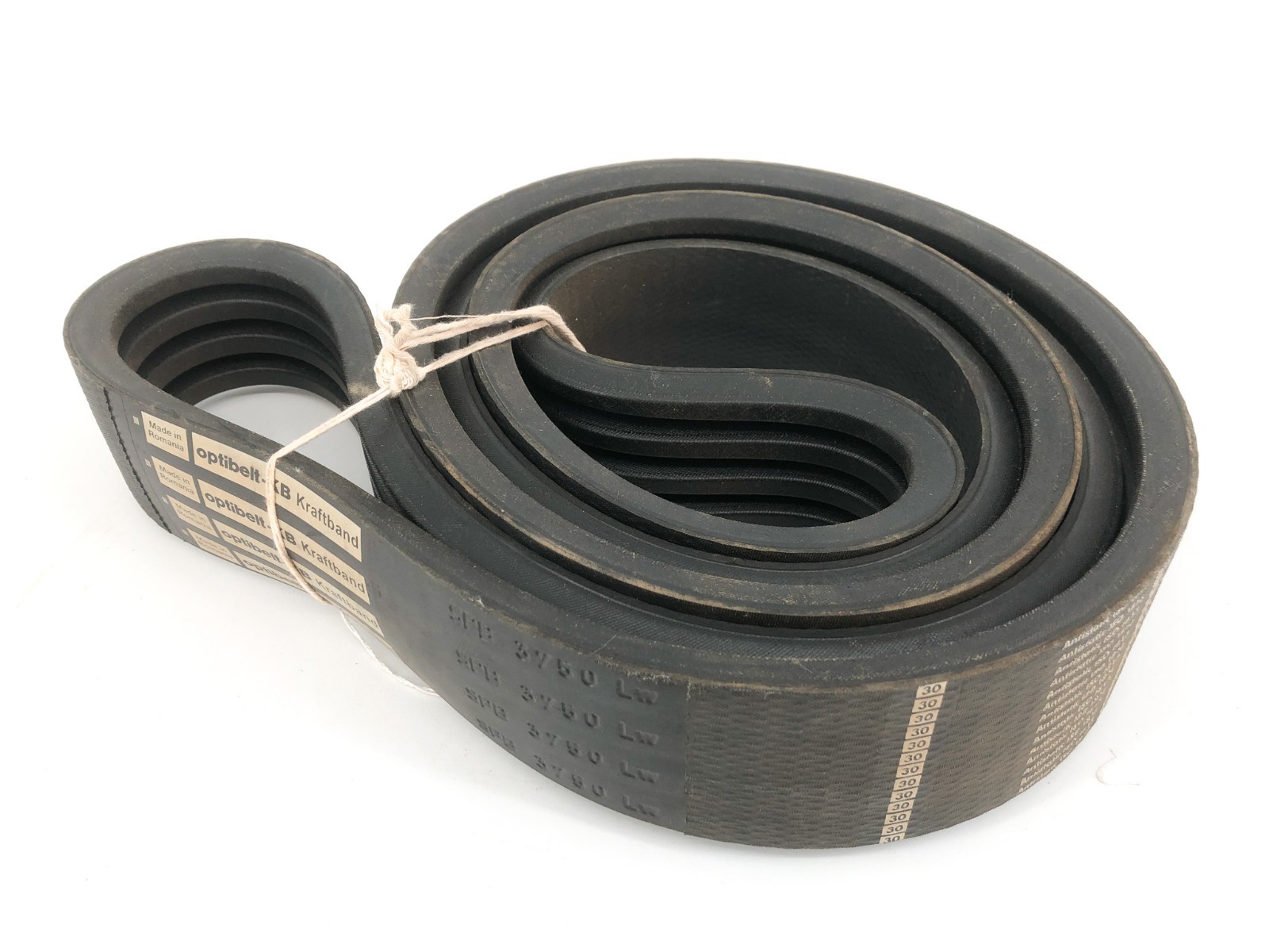 New Optibelt 4/SPB3750 Kraftband Metric V-Belt 3750mm L 4-Strand - No Box