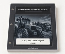 Component Technical Manual fits John Deere 2.4L 3.0L Diesel Engine CTM301 picture