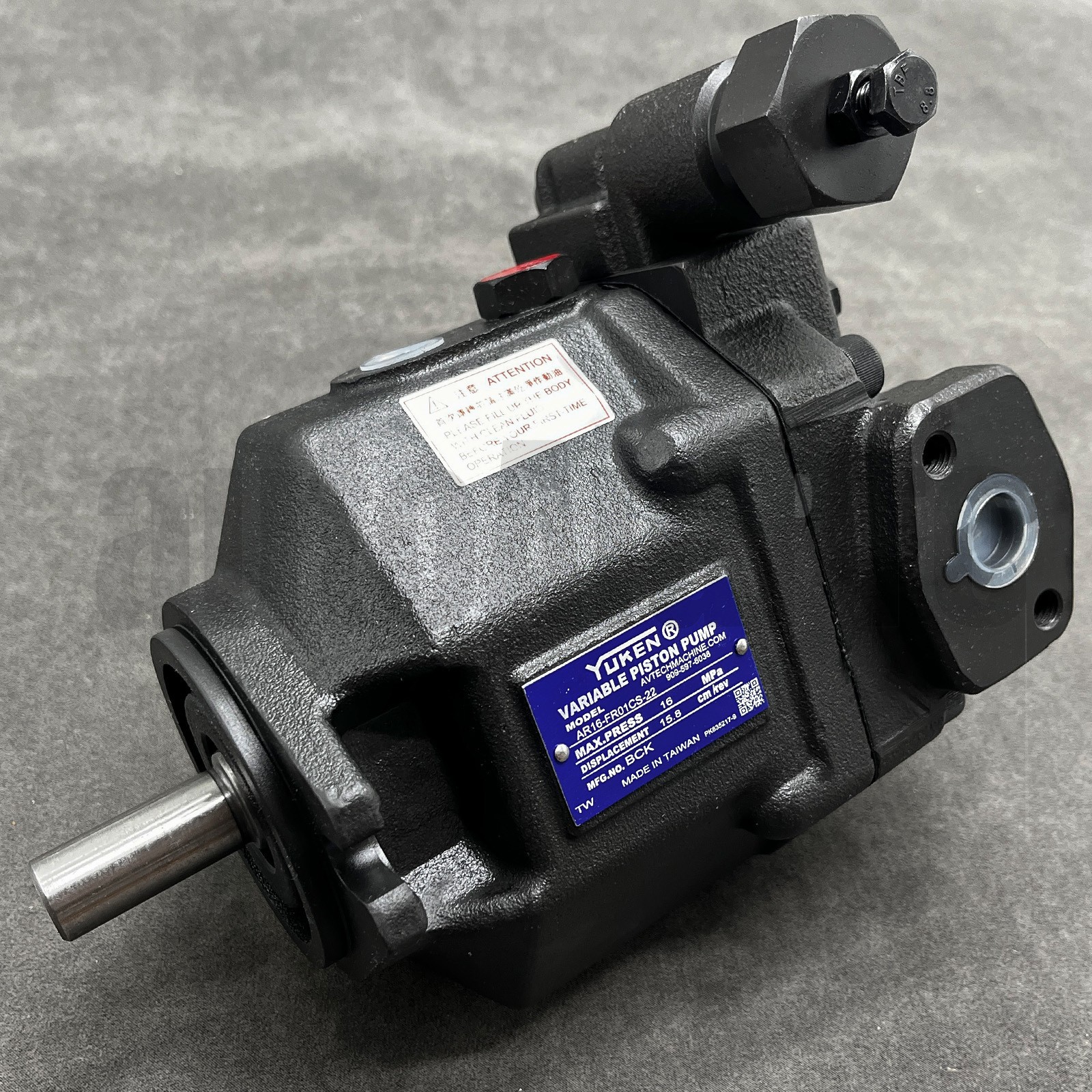 Hydraulic Variable Piston Pump AR16-FR01CS-22 for YUKEN AR16-FR01-C-22 Hydraulic Variable Piston Pump AR16-FR01CS-22 for YUKEN AR16-FR01-C-22