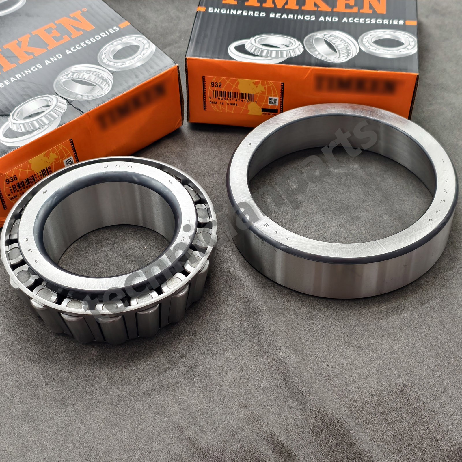 1 Set New Tapered Roller Bearing Cone & Cup for Timken 938 932 1 Set New Tapered Roller Bearing Cone & Cup for Timken 938 932