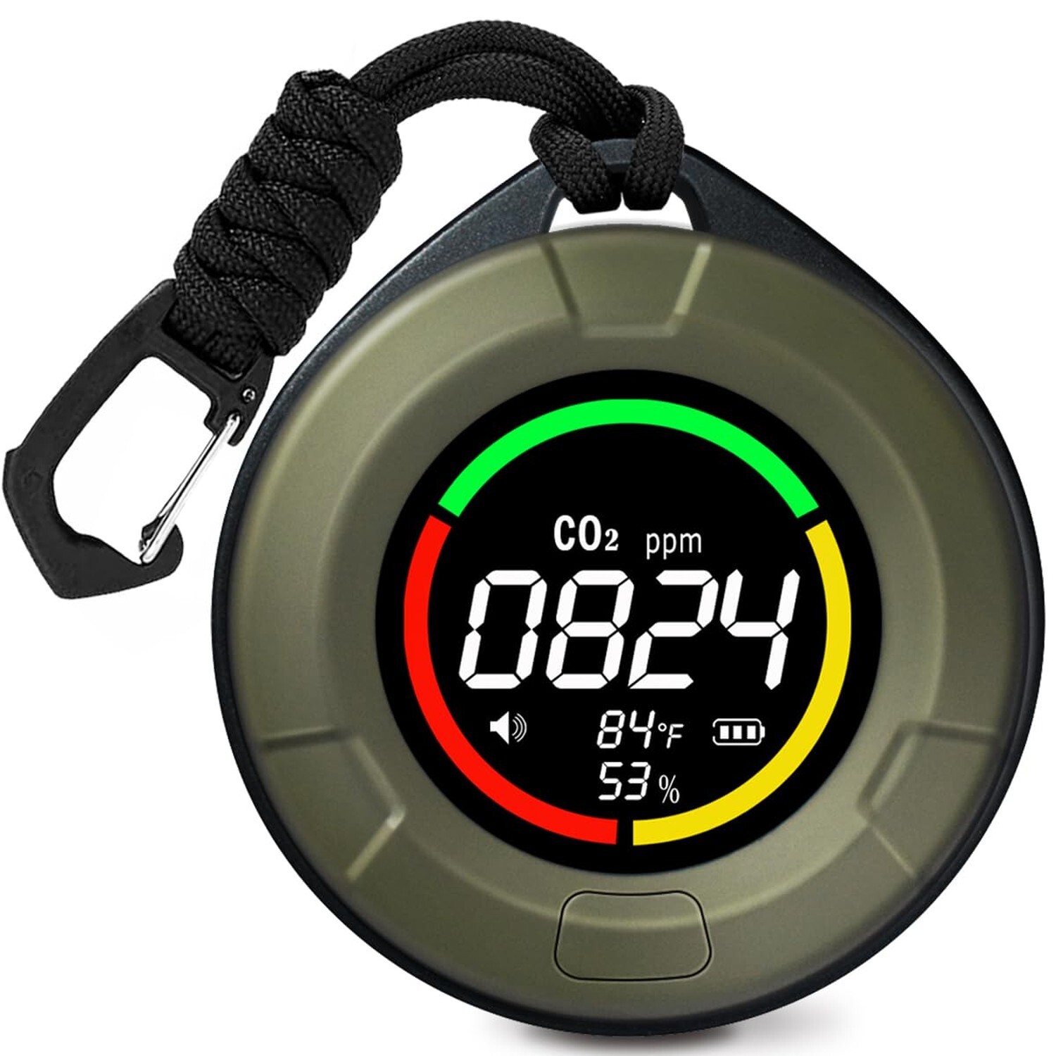 3IN1 Portable CO2 Detector, 2s Refresh High Accuracy Carbon Dioxide Monitor USA 3IN1 Portable CO2 Detector, 2s Refresh High Accuracy Carbon Dioxide Monitor USA