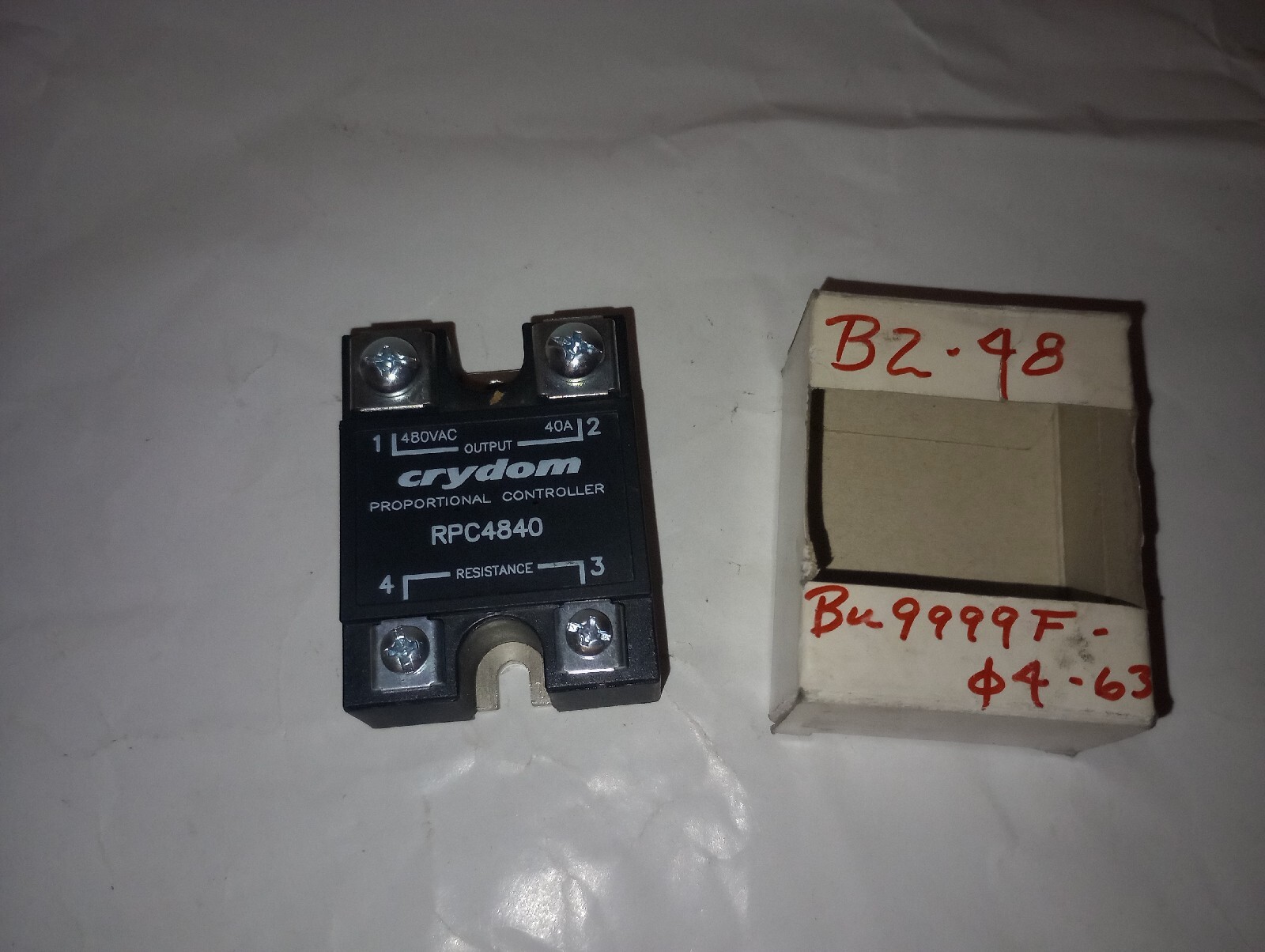 NEW GENUINE CRYDOM RPC4840 PROPORTIONAL CONTROLLER RELAY NEW GENUINE CRYDOM RPC4840 PROPORTIONAL CONTROLLER RELAY
