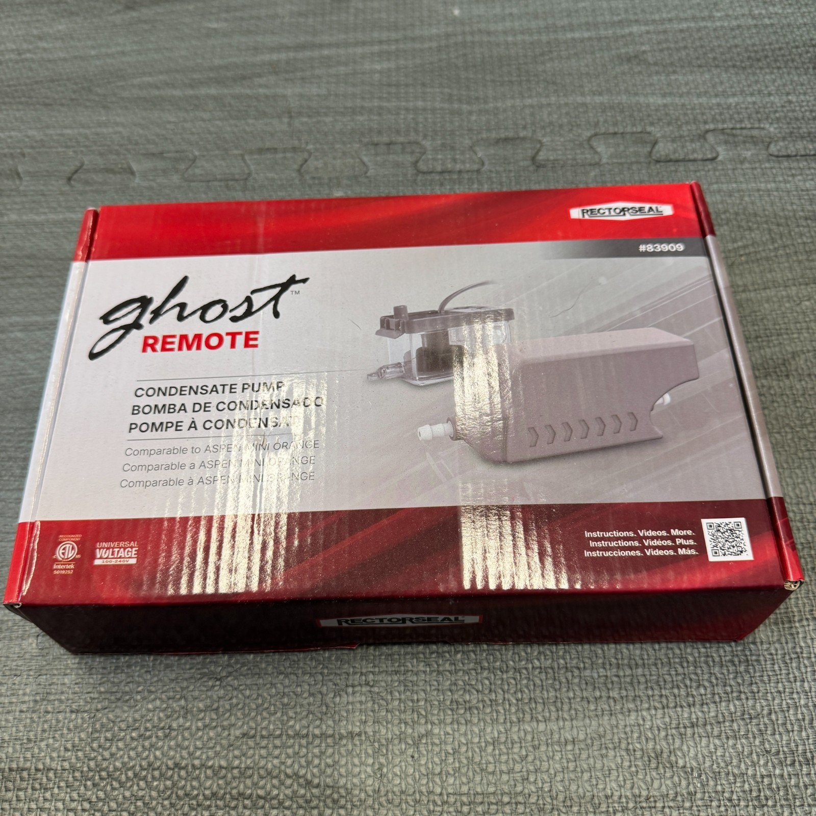 83909 Rectorseal Ghost Remote Condensate Pump - NEW IN BOX 83909 Rectorseal Ghost Remote Condensate Pump - NEW IN BOX