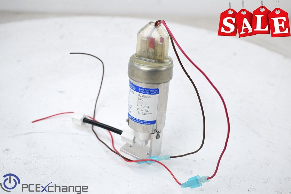 Setra Systems Pressure Transducer Model 280E Range: 0-15 PSIG