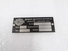 DATA PLATE FOR VINTAGE HARLEY DAVIDSON |Fit For#B925 picture