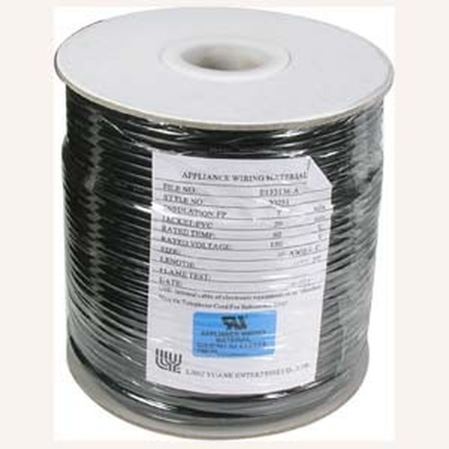 5 Pack of 1000Ft UL 4 Conductor Black Modular Cable Reel 26AWG 5 Pack of 1000Ft UL 4 Conductor Black Modular Cable Reel 26AWG