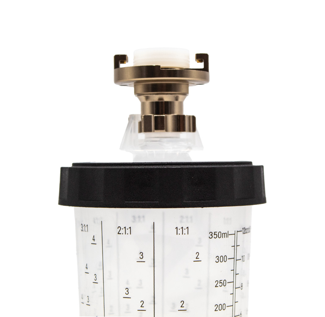 LAUCO 2.0 to 1.0 Spray Gun Adapter Converter for Disposable Cup System 71883