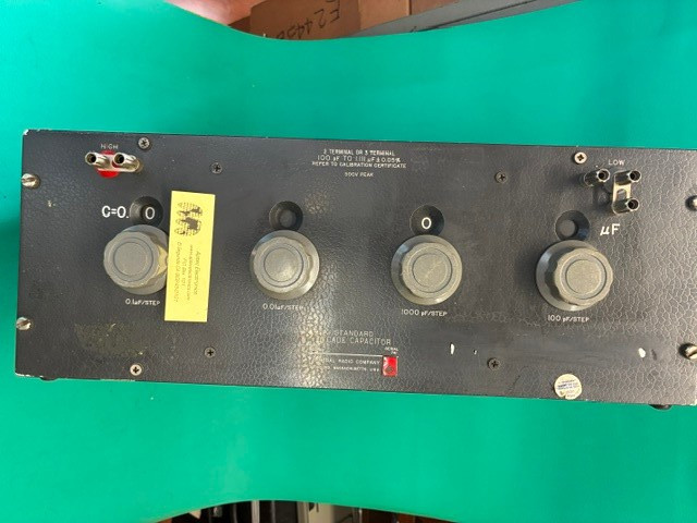 GR General Radio IET 1423-A Precision Decade Capacitor 100pF to 1.111 uF 1423-A GR General Radio IET 1423-A Precision Decade Capacitor 100pF to 1.111 uF 1423-A