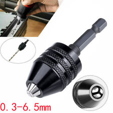 1/4inch Keyless Chuck Conversion Hex Shank Adapter Drill Bit Quick Change Driver picture